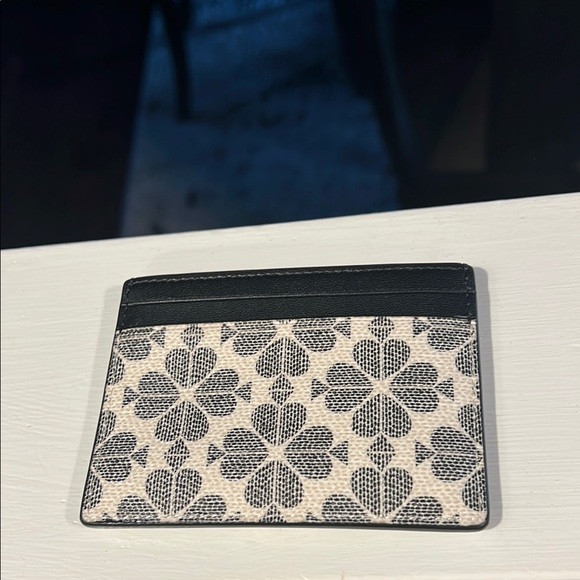 Kate Spade Black and White Card Holder - Picture 2 of 2